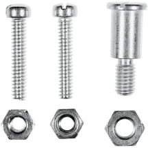 Clutch and Brake Lever Pivot Screw Kit — Shoulder (Pivot), Cadmium plated