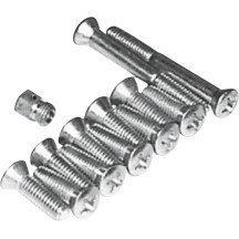 Juego de tornillos para tapa superior de transmisión — plateado, recubierto en cadmio
