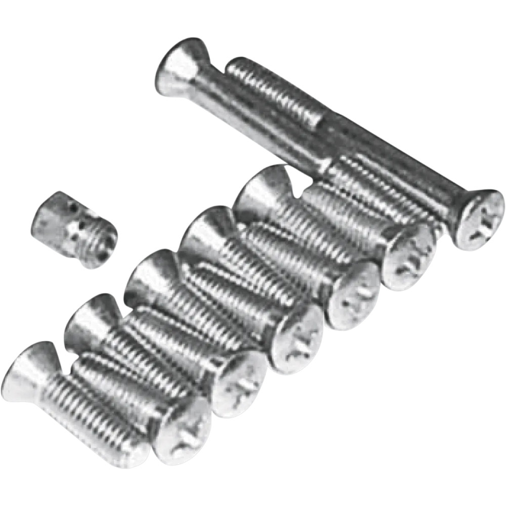 Juego de tornillos para tapa superior de transmisión — plateado, recubierto en cadmio