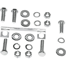 Kit de montaje de transmisión — Cromo, plateado