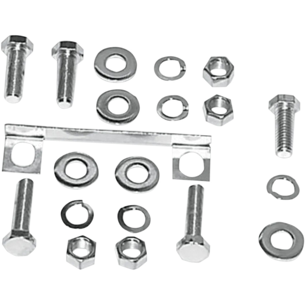 Kit de montaje de transmisión — Cromo, plateado