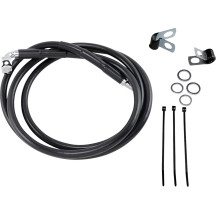 Kit de línea de freno de vinilo negro de longitud extendida — 134.5 cm (52-7/8"), sobredimensionado +15.2 cm (6")