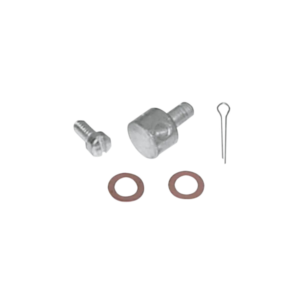 Kit de bloque de cable de palanca del acelerador para carburador Linkert/Bendix — Bañado en cadmio