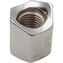 Tuerca de ajuste para varilla y cable de freno trasero — Tuerca hexagonal, cromada