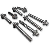 Head Bolt Set — 12-point, silver zinc-plated, SAE