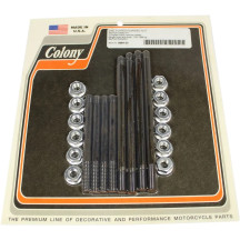 Kit de pernos para el soporte del motor — Superior, Inferior, plateado, zincado