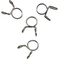 Refill Clamp Kit for Fuel Line — 9 mm (0.354 in), 4 pack, gold