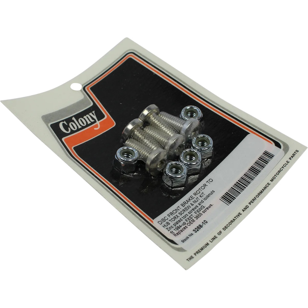 Kit de tornillos Torx para rotor de freno delantero — zincado