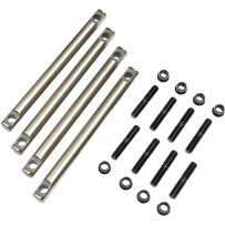 Gorilla Rocker Shaft and Stud Kit — Silver, Steel