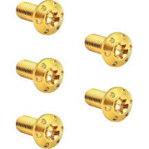 Kit de pernos del rotor de freno Holeshot — 5/16"-18, 22.2 mm (7/8"), Titanio