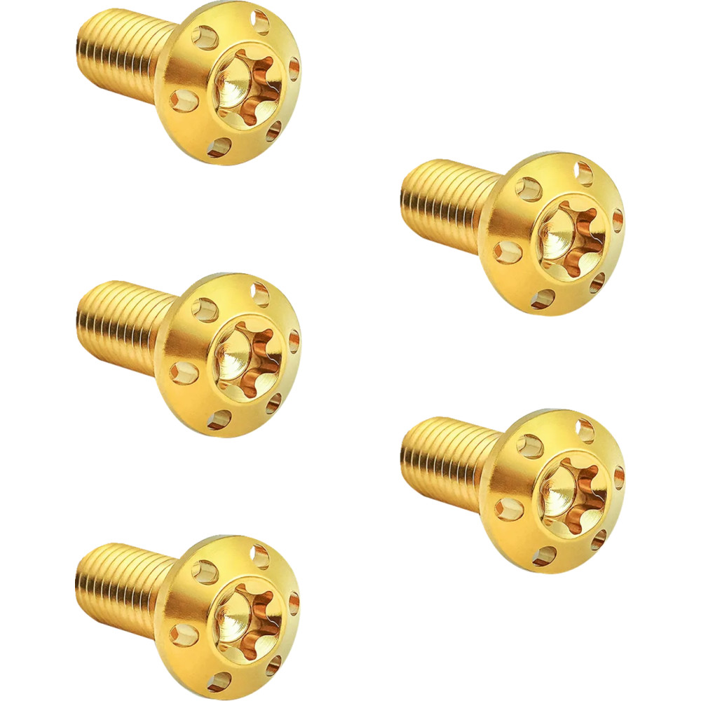 Kit de pernos del rotor de freno Holeshot — 5/16"-18, 22.2 mm (7/8"), Titanio