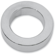 Separador de rueda de 25 mm — 9.5 mm de longitud, lado izquierdo, cromado, pulido