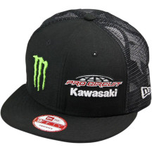 Gorra Pro Circuit Team — Talla única, ajuste Snapback, Negro
