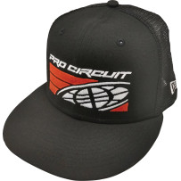 Gorra Pro Circuit Global New Era — Talla única, Snapback, Negro