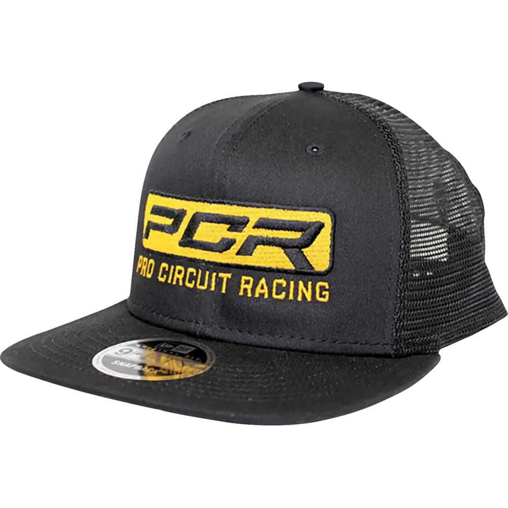 Gorra New Era Pro Circuit Racing — Talla única, Negro, Dorado, Snapback