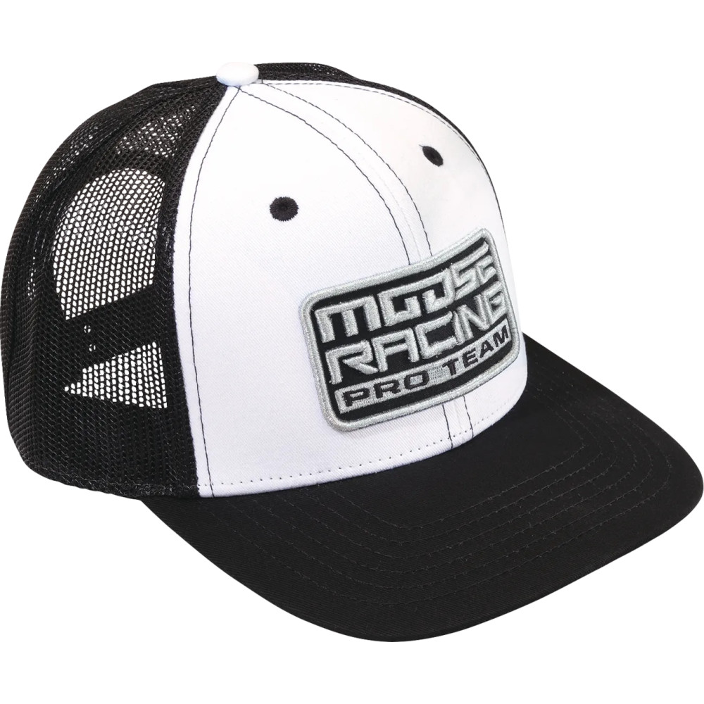 Gorra Moose Pro Team — Talla única, snapback, negro