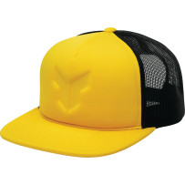Shadow Hat — One Size, Snapback, Black, Yellow