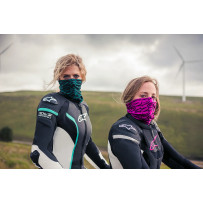 Tubo de cuello — Talla única, Negro, Rosa