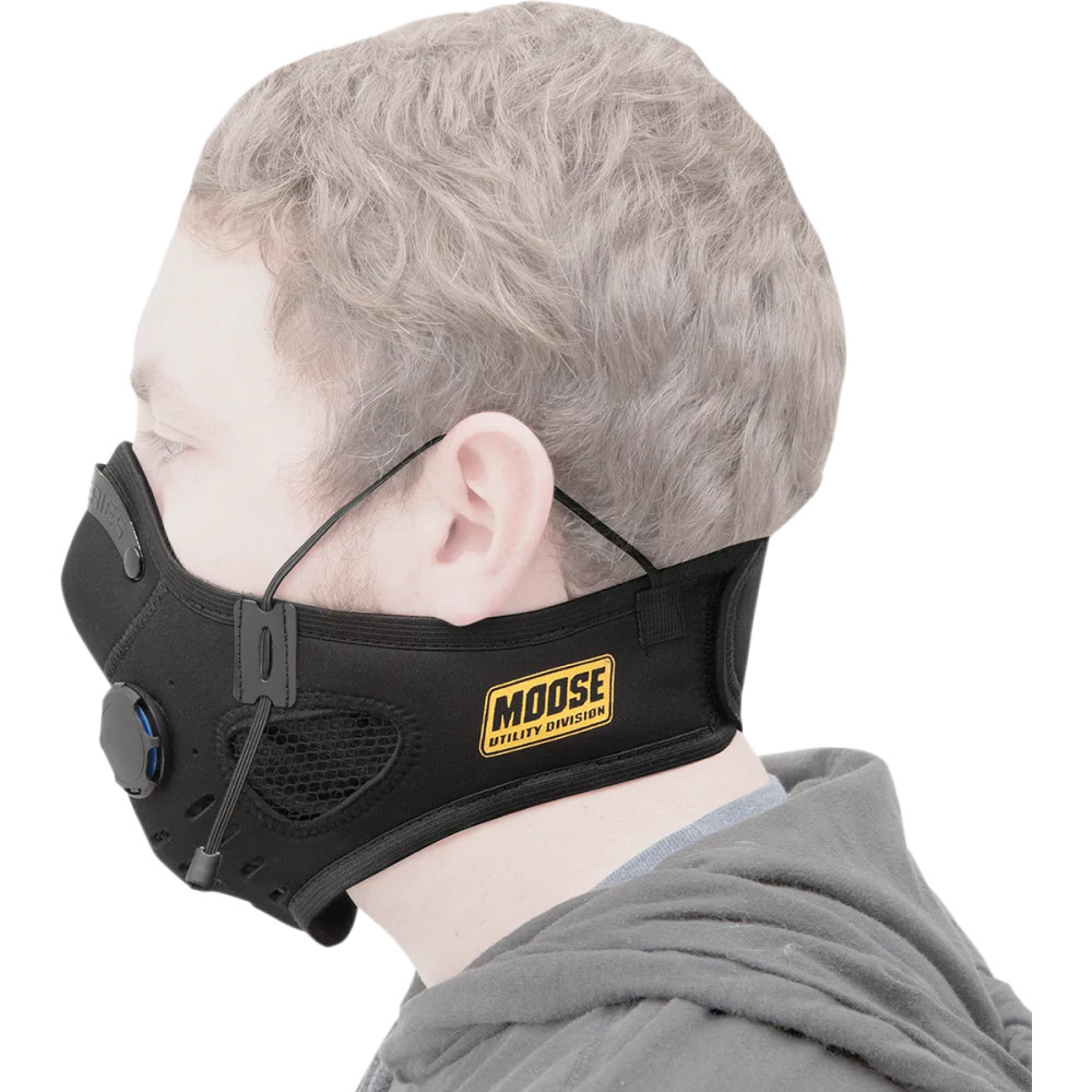 Mascarilla Rider antipolvo — Talla única, Negro