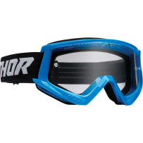 Youth Combat Racer Goggle — One Size, Blue