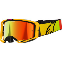 Gafas Vision 8 Corp — Talla única, rosa/amarillo, lente rojo espejo