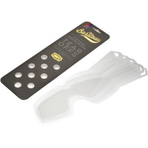 Láminas desprendibles para gafas Barstow — paquete de 20, transparente