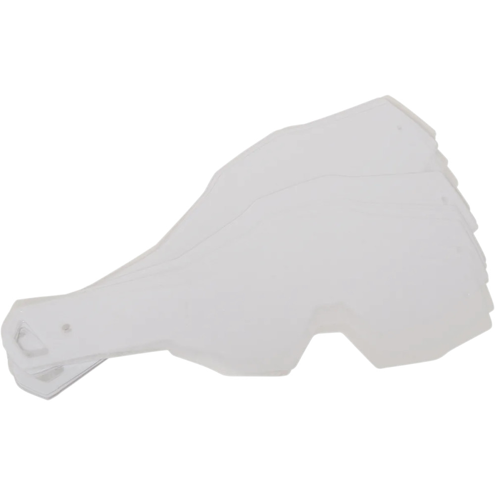 Réplicas Tear-Offs — paquete de 50, compatible con Accuri, Racecraft, Strata, transparente