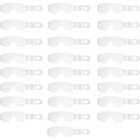 Paquete de tear offs — 25 unidades, transparente