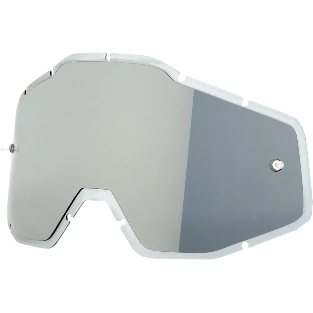 Accuri/Strata/Racecraft Goggle Injected Lens — Fits Accuri, Strata, Racecraft, Silver Mirror