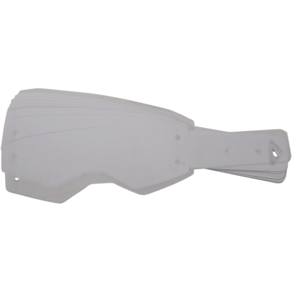 Réplica Tear-Offs — paquete de 50, adulto, transparente