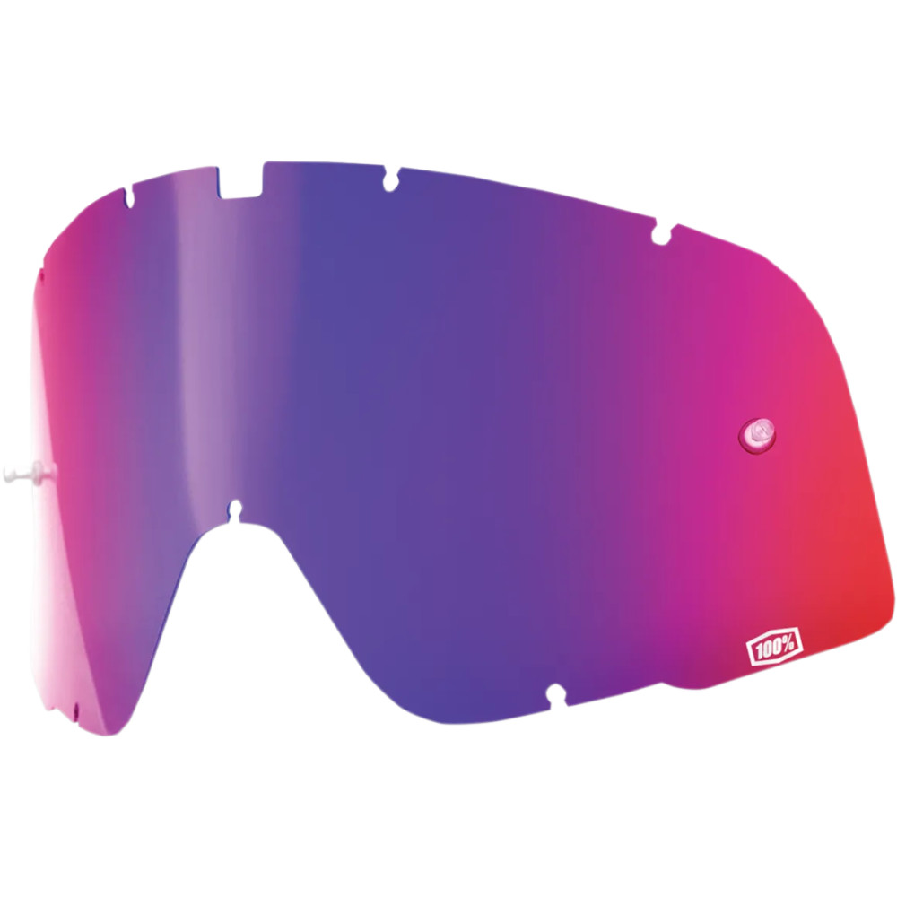 Barstow Classic/Legend Goggle Lens — Mirror, Red, Blue, Adult, Fits Barstow