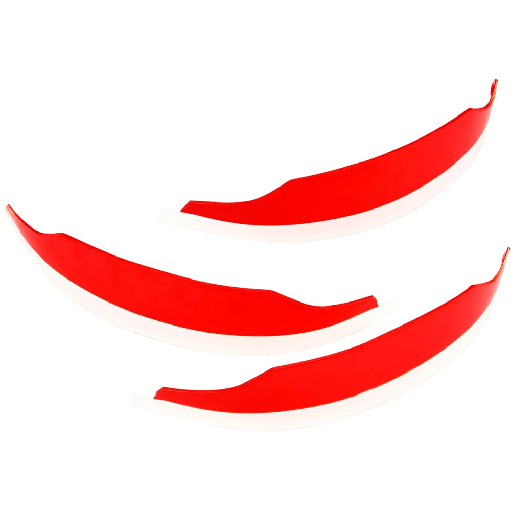 Palas antibarro para gafas Armega/ARmatic Forecast — compatibles con Armega/ARmatic Forecast, paquete de 6, Rojo, Blanco