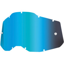 Accuri 2/Racecraft 2/Strata 2 Goggle Lens — Adult, Single lens, Blue mirror