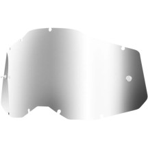 Accuri 2/Racecraft 2/Strata 2 Goggle Lens — Adult, Fits Accuri 2, Strata 2, Racecraft 2, mirror silver