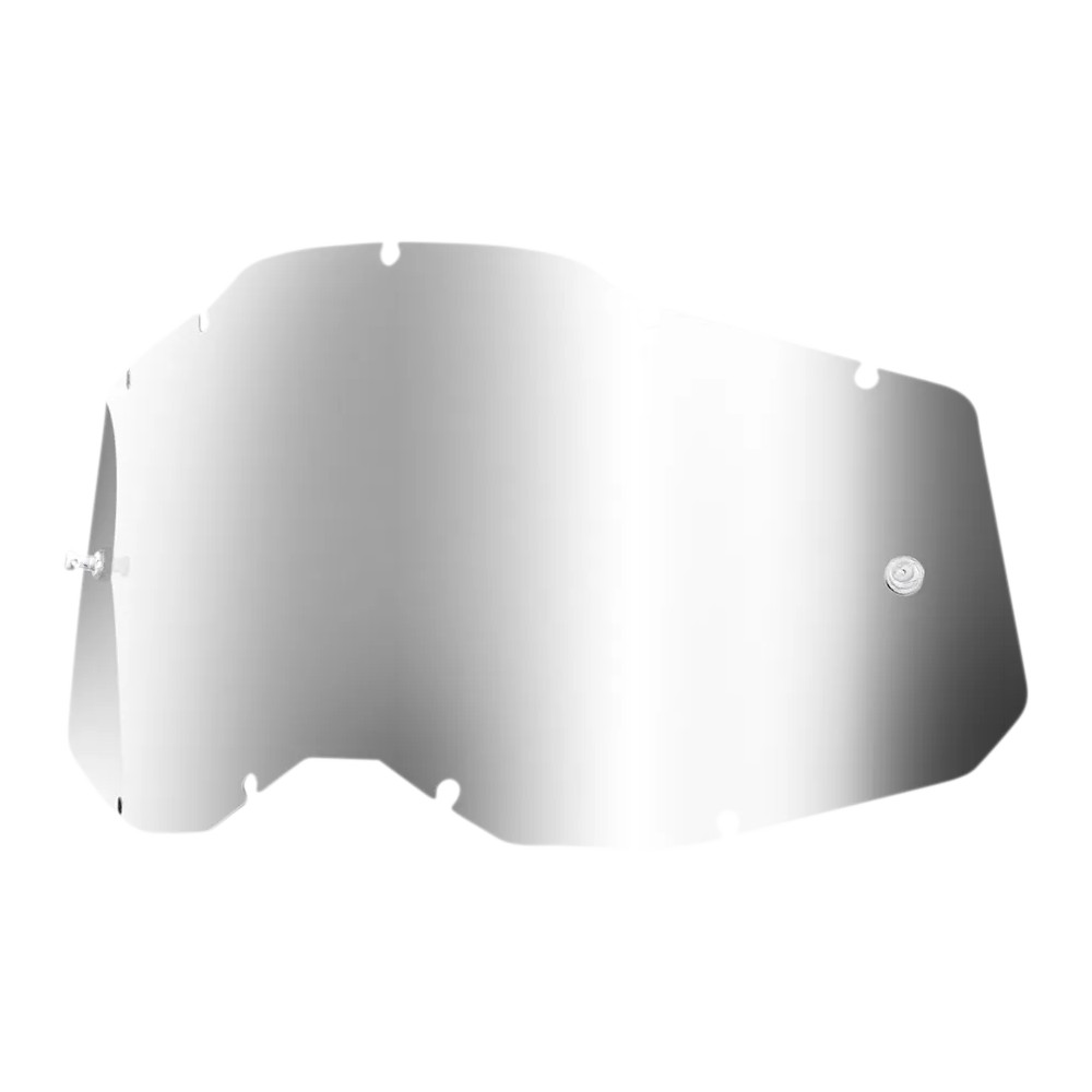 Accuri 2/Racecraft 2/Strata 2 Goggle Lens — Adult, Fits Accuri 2, Strata 2, Racecraft 2, mirror silver