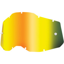 Accuri 2/Racecraft 2/Strata 2 Lente para gafas — Adulto, Lente monocapa, Espejo dorado
