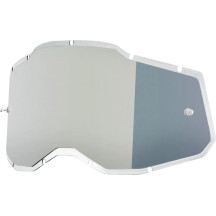 Accuri 2/Racecraft 2/Strata 2 Lente inyectada para gafas — Lente simple, Espejo plateado, Compatible con Accuri 2/Racecraft 2/St