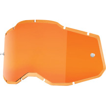 Accuri 2/Racecraft 2/Strata 2 Goggle Injected Lens — Fits Accuri 2, Racecraft 2, Strata 2, Orange