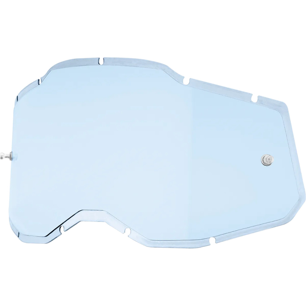 Accuri 2/Racecraft 2/Strata 2 Goggle Injected Lens — Single layer lens, Blue, Adult