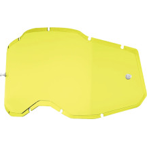 Accuri 2/Racecraft 2/Strata 2 Goggle Injected Lens — Single lens, fits Accuri 2, Strata 2, Racecraft 2, Yellow