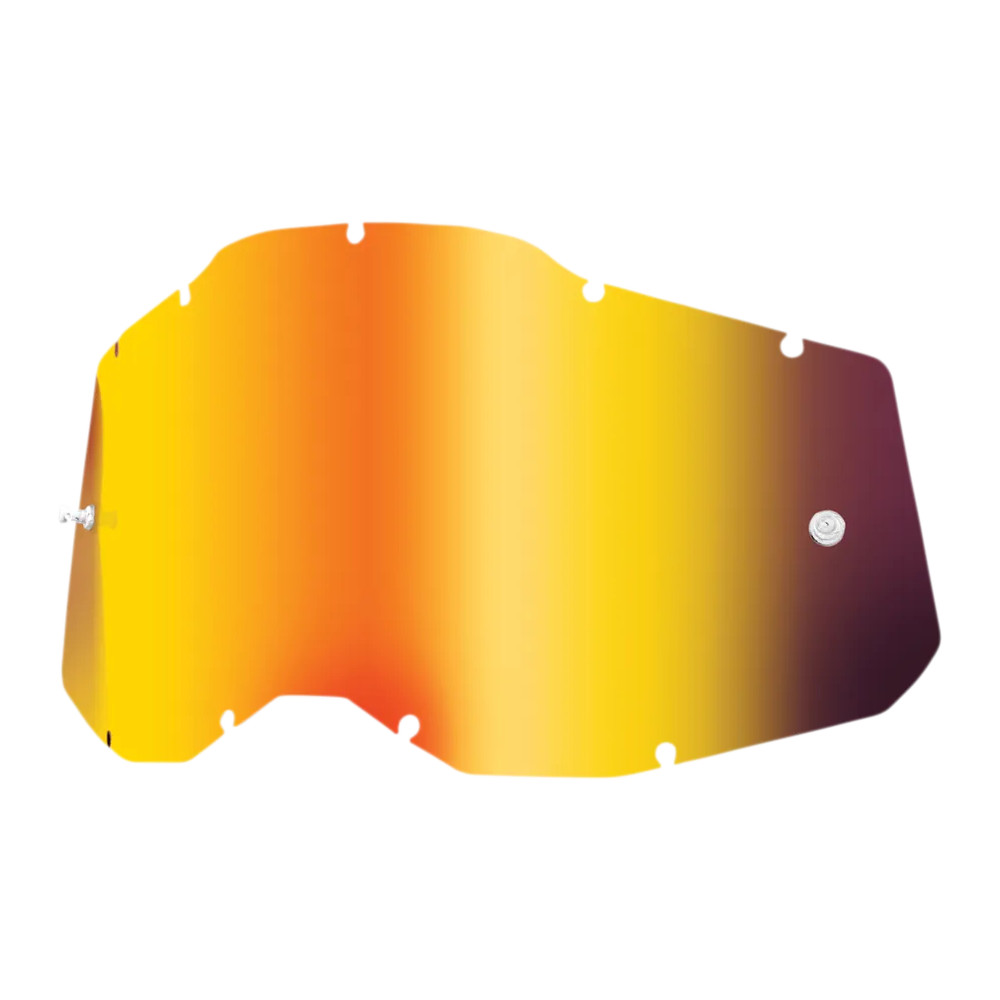 Accuri 2/Strata 2 Junior Goggle Lens — Youth, Fits Strata 2 Junior, Accuri 2 Junior, Red Mirror