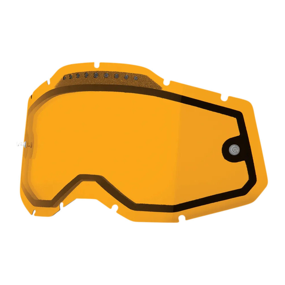 Accuri 2/Racecraft 2/Strata 2 Goggle Dual Pane Vented Lens — Adult, dual lens, Orange