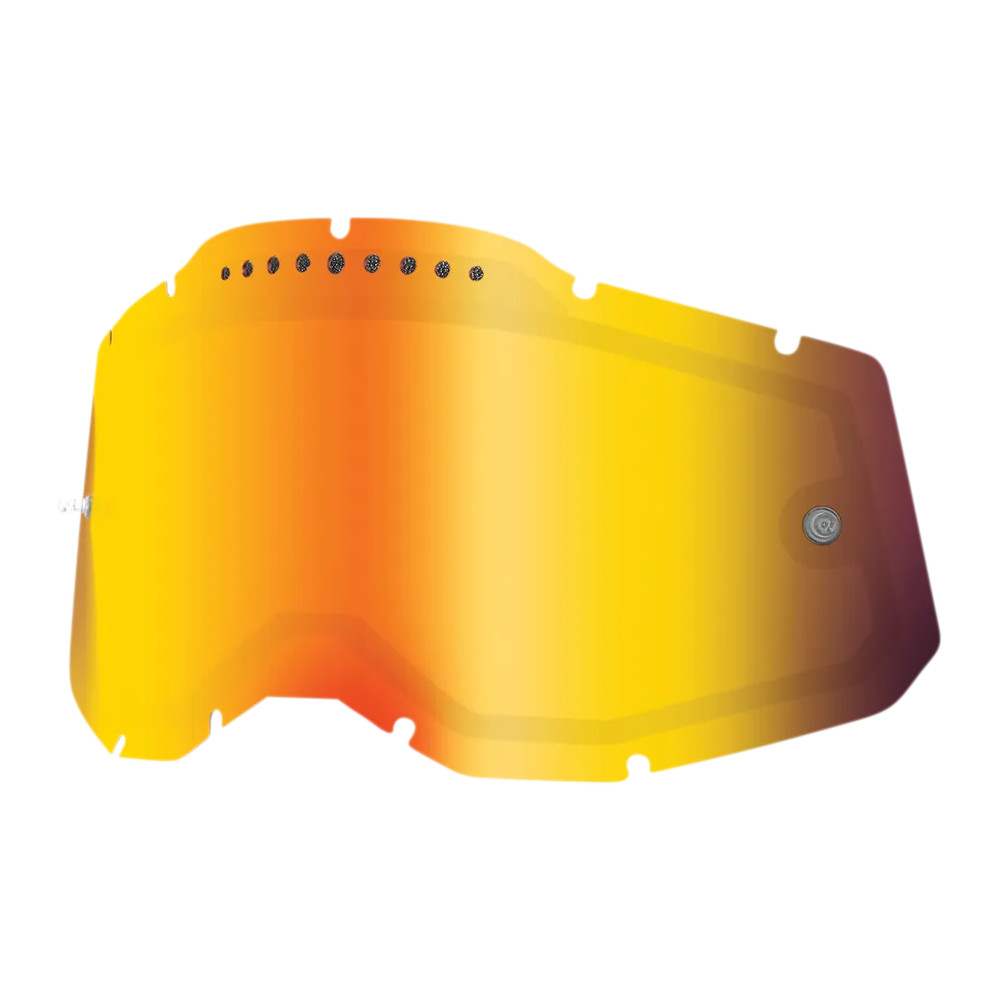 Accuri 2/Racecraft 2/Strata 2 Gafas con lente de doble cámara ventilada — Compatible con Accuri 2/Strata 2/Racecraft 2, Rojo esp