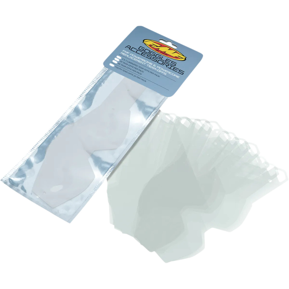 PowerBomb/PowerCore Goggle Tear-Offs PowerBomb/PowerCore Goggle Tear-Offs