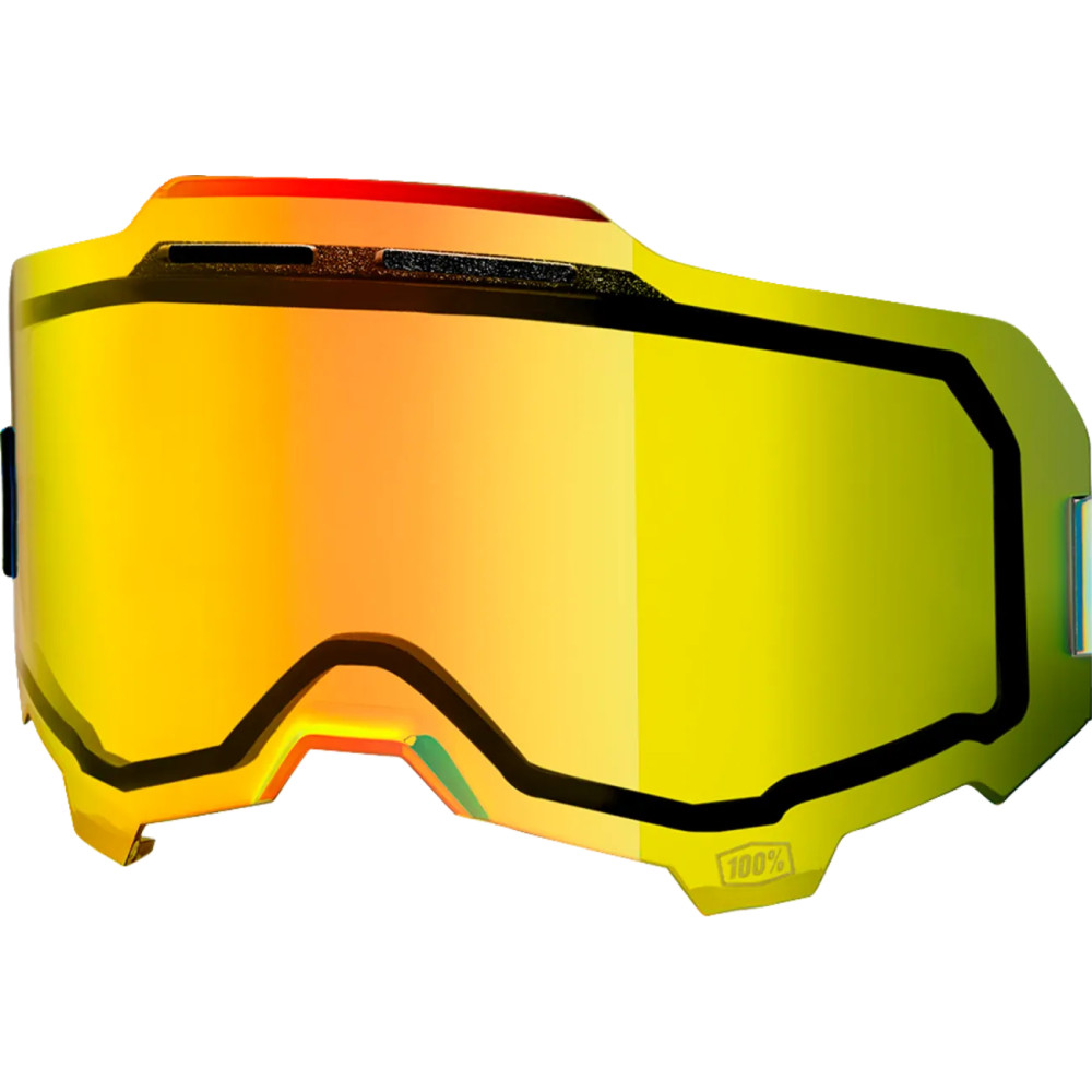 Armega Goggle Vented Injected Dual Pane Lens — Adult, Gold mirror Armega Goggle Vented Injected Dual Pane Lens — Adult, Gold mirror