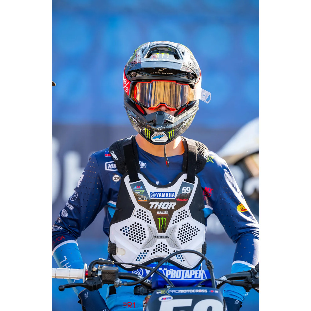 Sentinel Pro Protector — XL/2XL, Pecho, Blanco