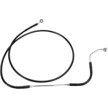 Kit de línea de freno de vinilo negro de longitud extendida — 185 cm (72-3/4"), sobredimensionado +25,4 cm (10")