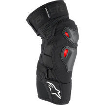 Protectores de Rodilla Bionic Pro Plasma — L/XL, Rodilla, Blanco/Negro/Rojo