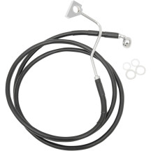 Kit de latiguillos de freno de acero inoxidable — 164 cm (64.5 in), con ABS, delantero superior