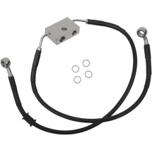 Línea de freno de longitud extendida — Sobredimensionada +5.1 cm (2 in), 50 cm (19.75 in), con ABS